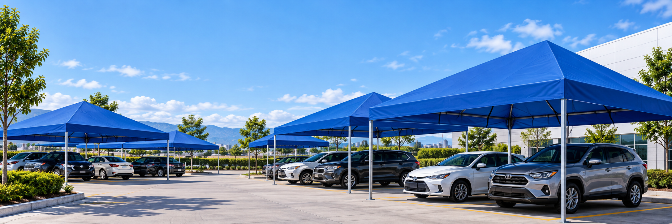 Toldo Industrial 2 x 3 Metros con Estructura Galvanizada